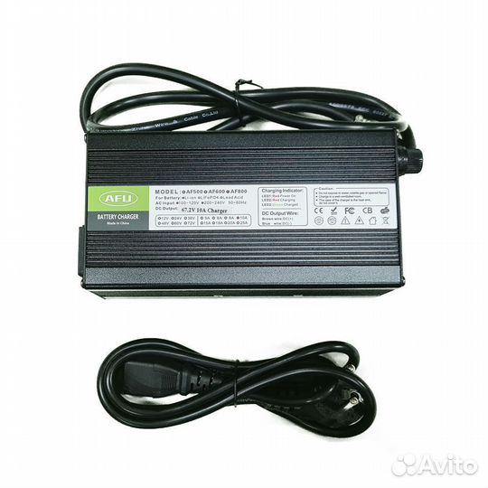 Зарядка для электровелосипеда 60V(67.2V) 10A CC-CV