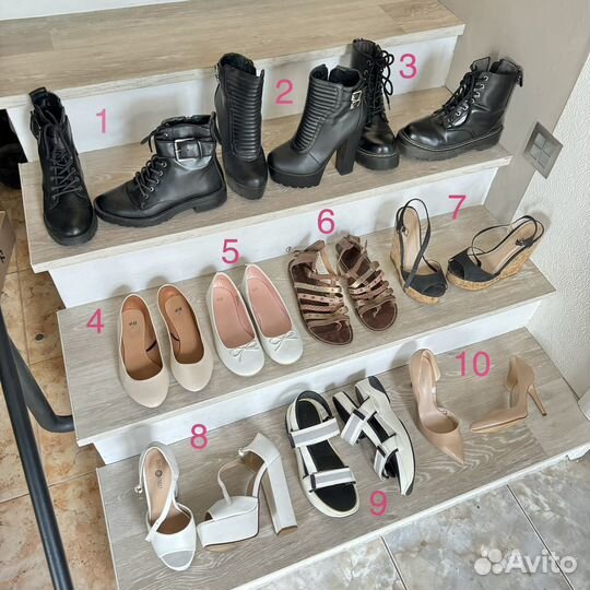 Обувь летняя и ботинки 36-37