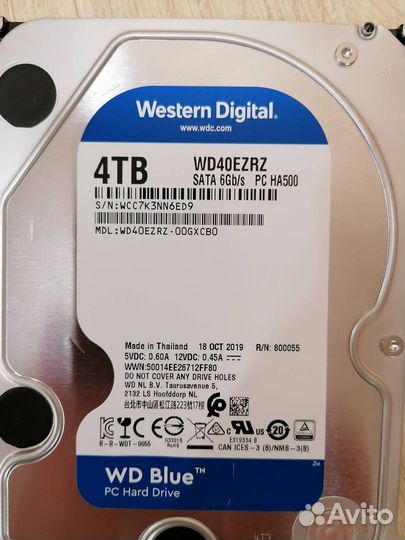 HDD 3.5'' SATA3 WD 4TB 5400 RPM