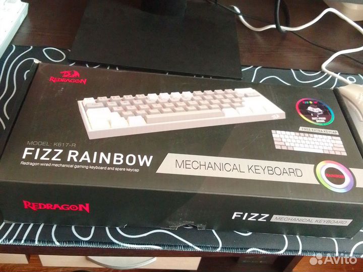 Механическая клавиатура 60% Redragon fizz k617