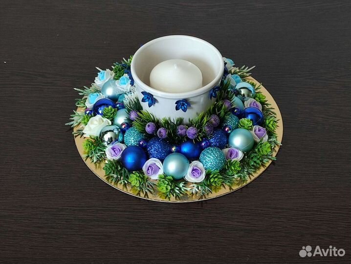 Подсвечник праздничный-подарочный