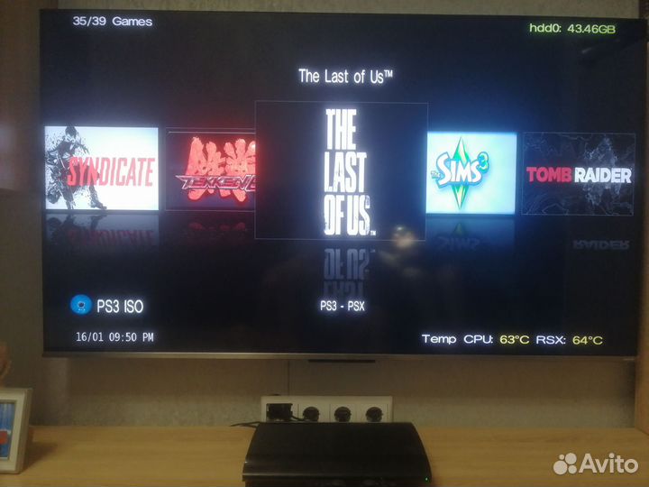Sony PlayStation 3 super slim Hen 500gb прошитая
