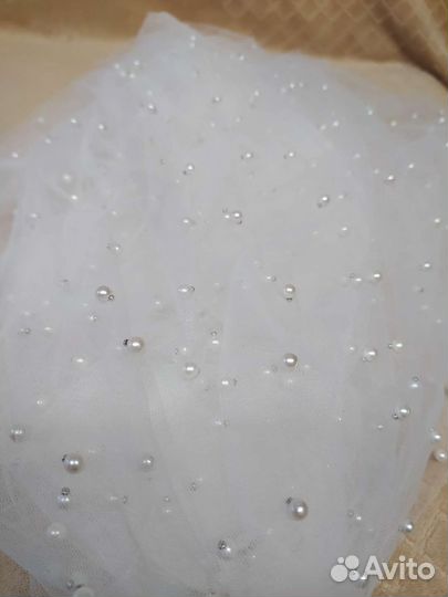 Фатин с бусинами премиум