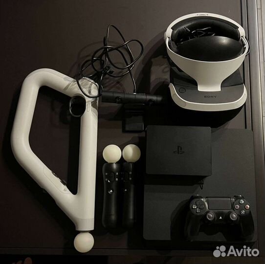 Sony Playstation 4 slim + Ps VR + VR автомат