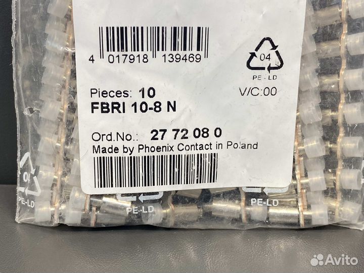 Phoenix contact 2772080 fbri 10-8 N новое, 20 шт
