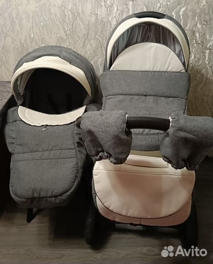 Детская коляска 2 в 1 бу