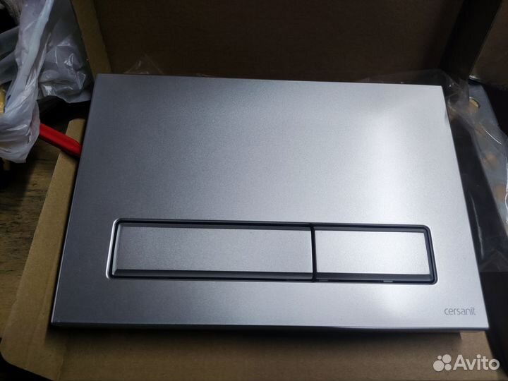 Клавиша смыва Cersanit Blick хром матовый A64078