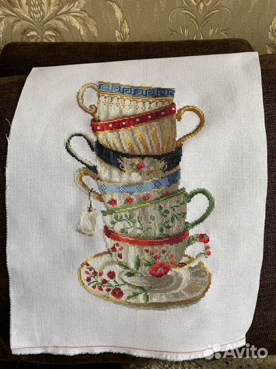 Вышивка « чашки»