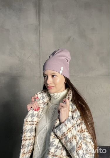 Шапка бини женская весна