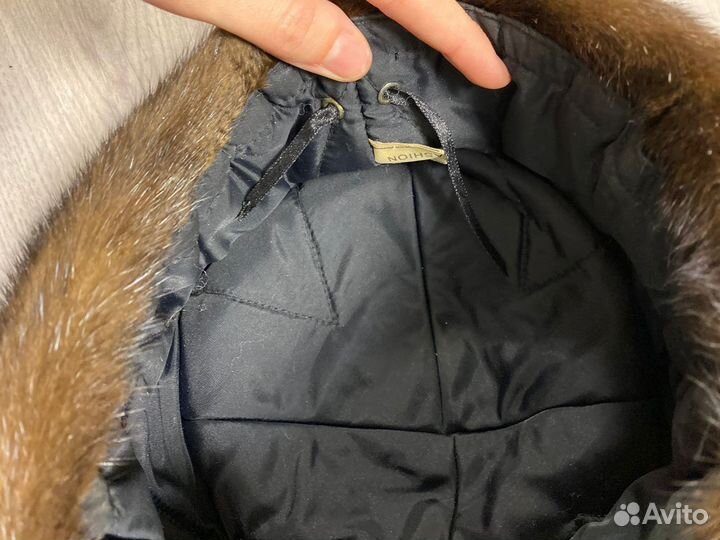 Норковая шапка женская 52