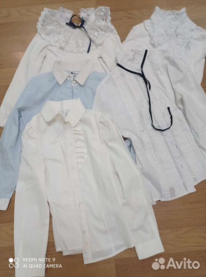 Школьная форма блузка 122-128 пакетом