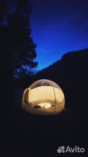 Палатка пузырь надувная купол шатер шар