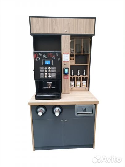 Кофе стойка. Кофейня самообслуживания