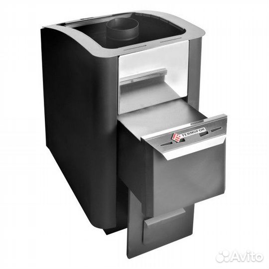 Дровяная печь для бани Термофор 16 антрацит