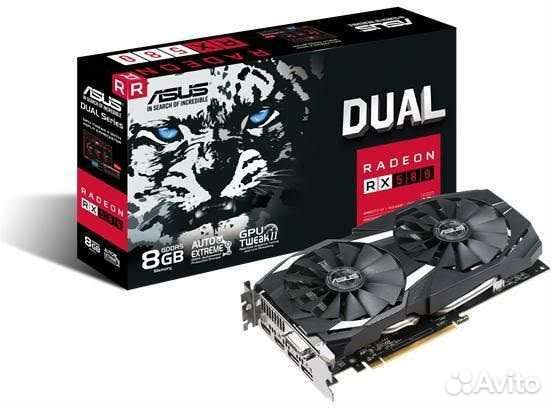 Игровая видеокарта RX580 8GB