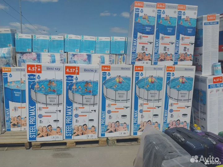 Каркасный бассейн. Все размеры. Со склада