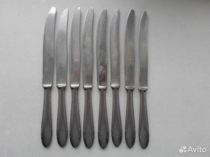 Столовые ножи СССР 8 штук нержавейка