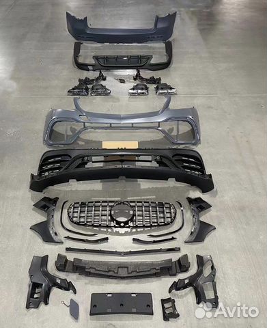 Передний бампер Mercedes Glc Coupe X253