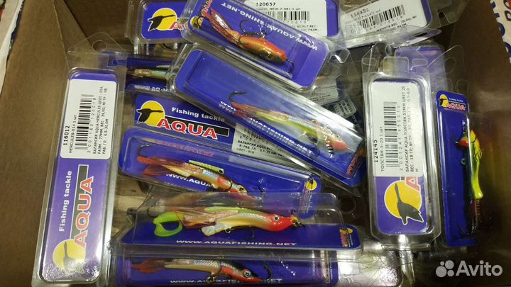 Силиконовые приманки, блёсны, воблеры, балансиры