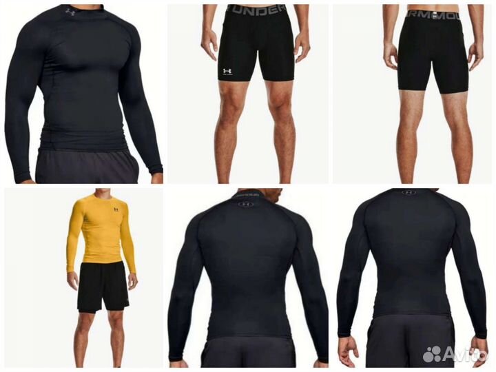 Компрессионные шорты и лонгслив муж. under armour