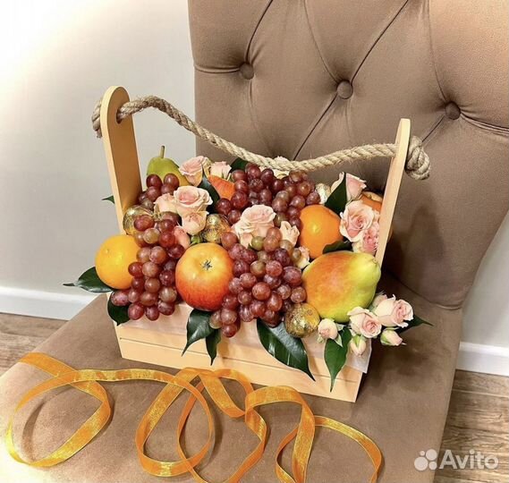 Фруктовый букет Корзина с фруктами