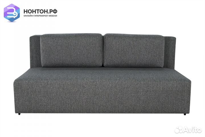 Диван еврокнижка Норд без боковин серый