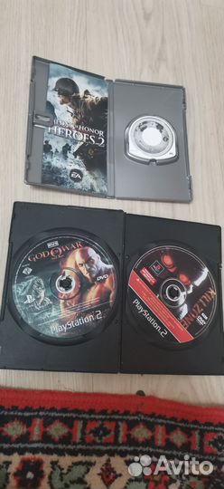 Диски с играми psp и ps2 компьютерные