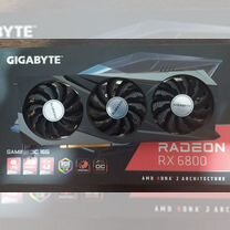 RX 6800 16gb Gigabyte, комплект, идеал