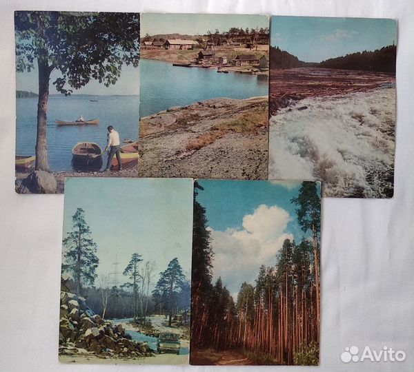 Наборы почтовых фотооткрыток Карелия 1969г