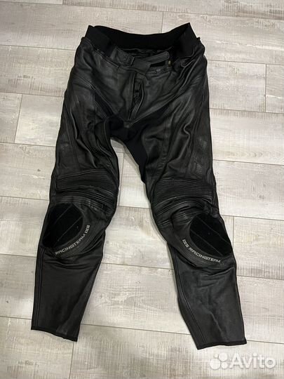 Мотоштаны кожаные мужские