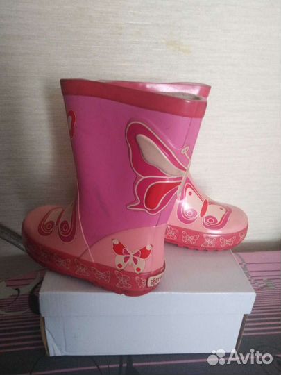 Детские резиновые сапоги