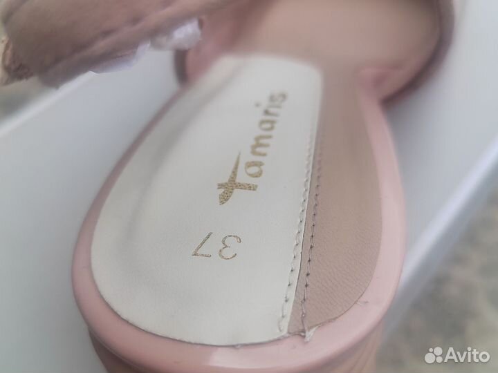 Туфли женские Tamaris оригинал 37 разм. нат. кожа