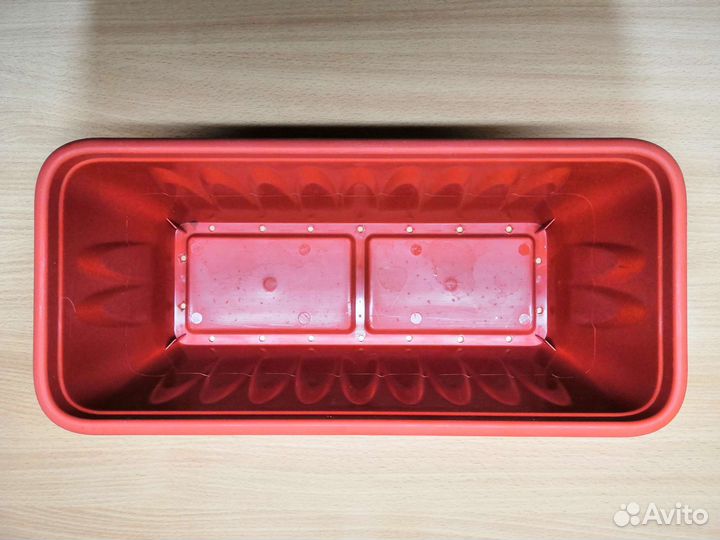 Ящик балконный для цветов с поддоном