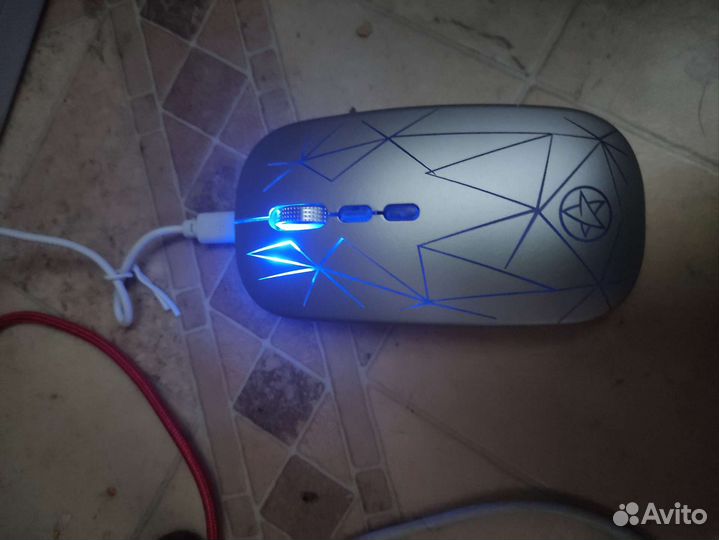 Мышка беспроводная аккумуляторная с подсветкой A20