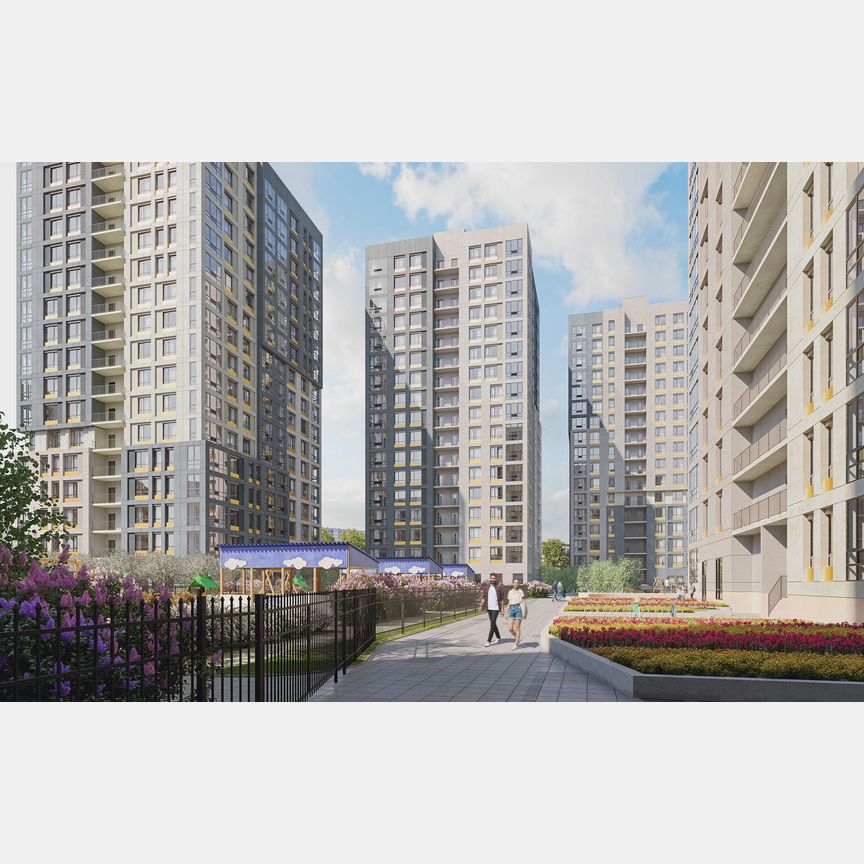 3-к. квартира, 77,8 м², 10/12 эт.