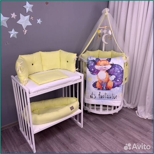 Бортики в детскую кроватку