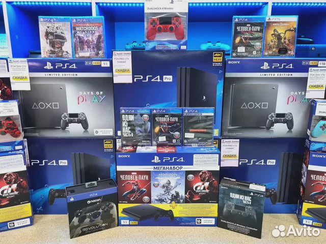 PS4 Pro + игры