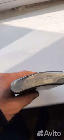 Стальная фляга для крепких напитков