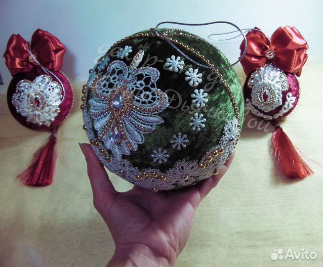 Ёлочные игрушки ручной работы