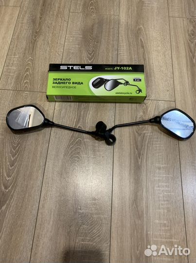 Продам зеркала Stels с отражателями на велосипед