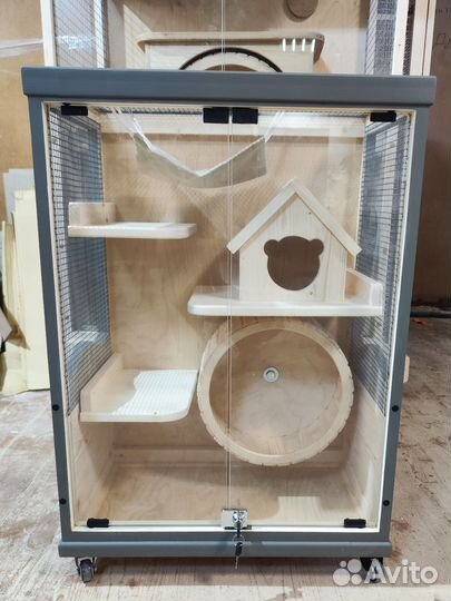 Витрина вольер для шиншиллы