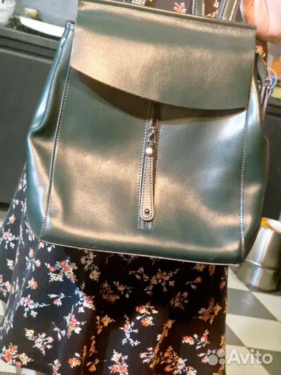 Рюкзак кожа