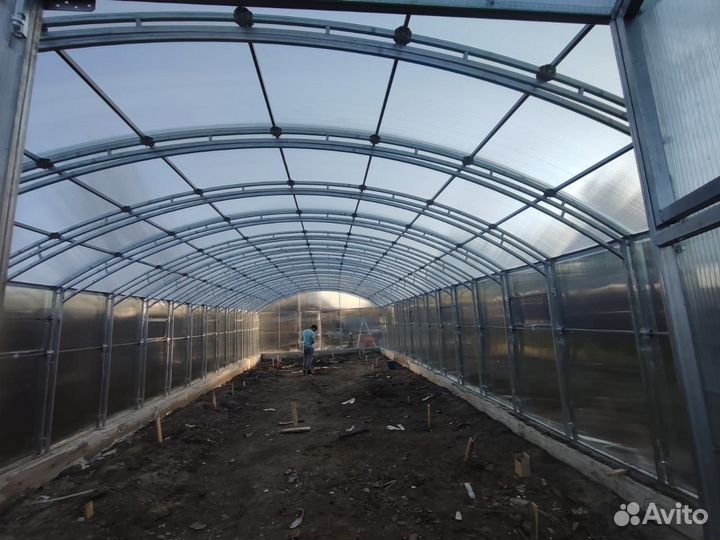 Теплицы промышленные. Теплица из поликарбоната