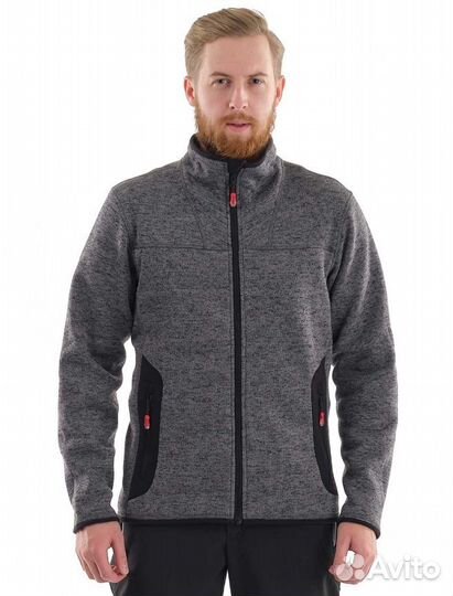 Толстовка Фьорд тк.вязанка цв.серый grayling