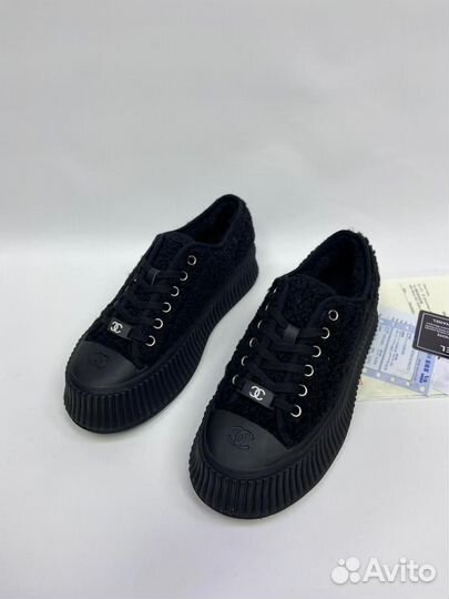 Кеды натуральный мех(все размеры)