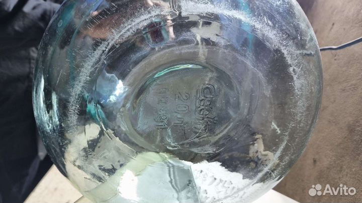 Бутыль стеклянная 20 литров