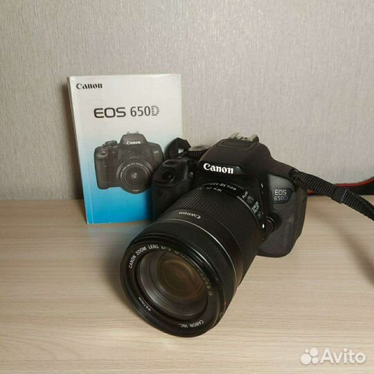 Зеркальный фотоаппарат canon 650d 2 объектива