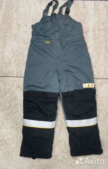 Спецодежда Роснефть 52-54 полукомбинезон зимний