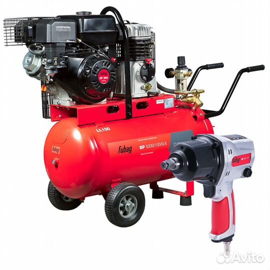Fubag Бензиновый ременной одноступенчатый компрес