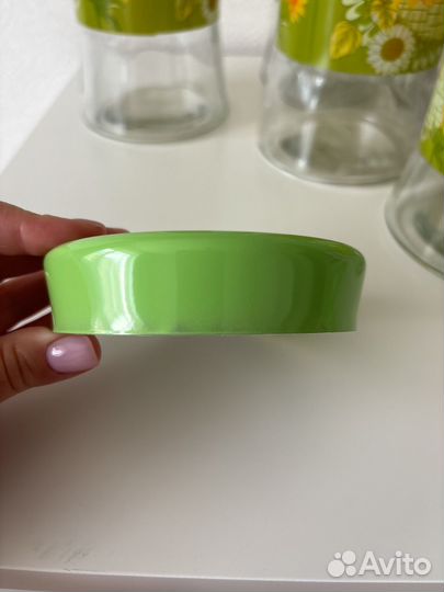 Банка для сыпучих продуктов стеклянная